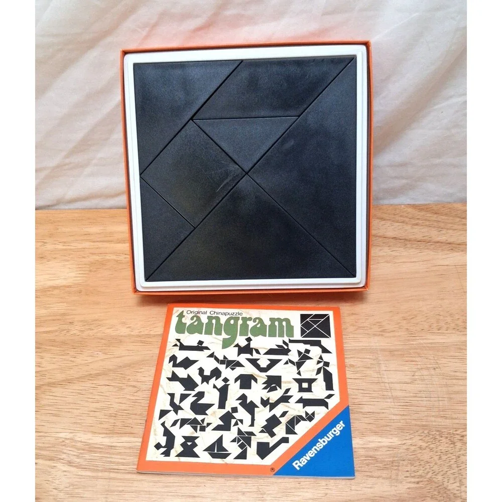 1976 Ravensburger Tangram Original China Puzzle West Germany Vintage